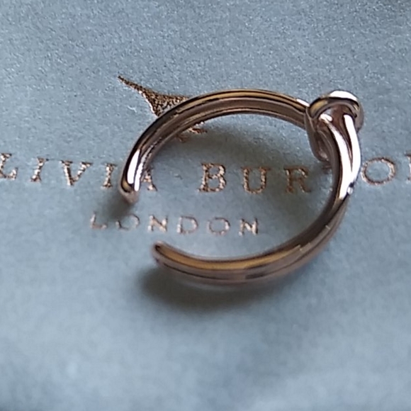 Olivia Burton Rose Gold Plated Forget Me Knot Ring - Picture 3 of 5